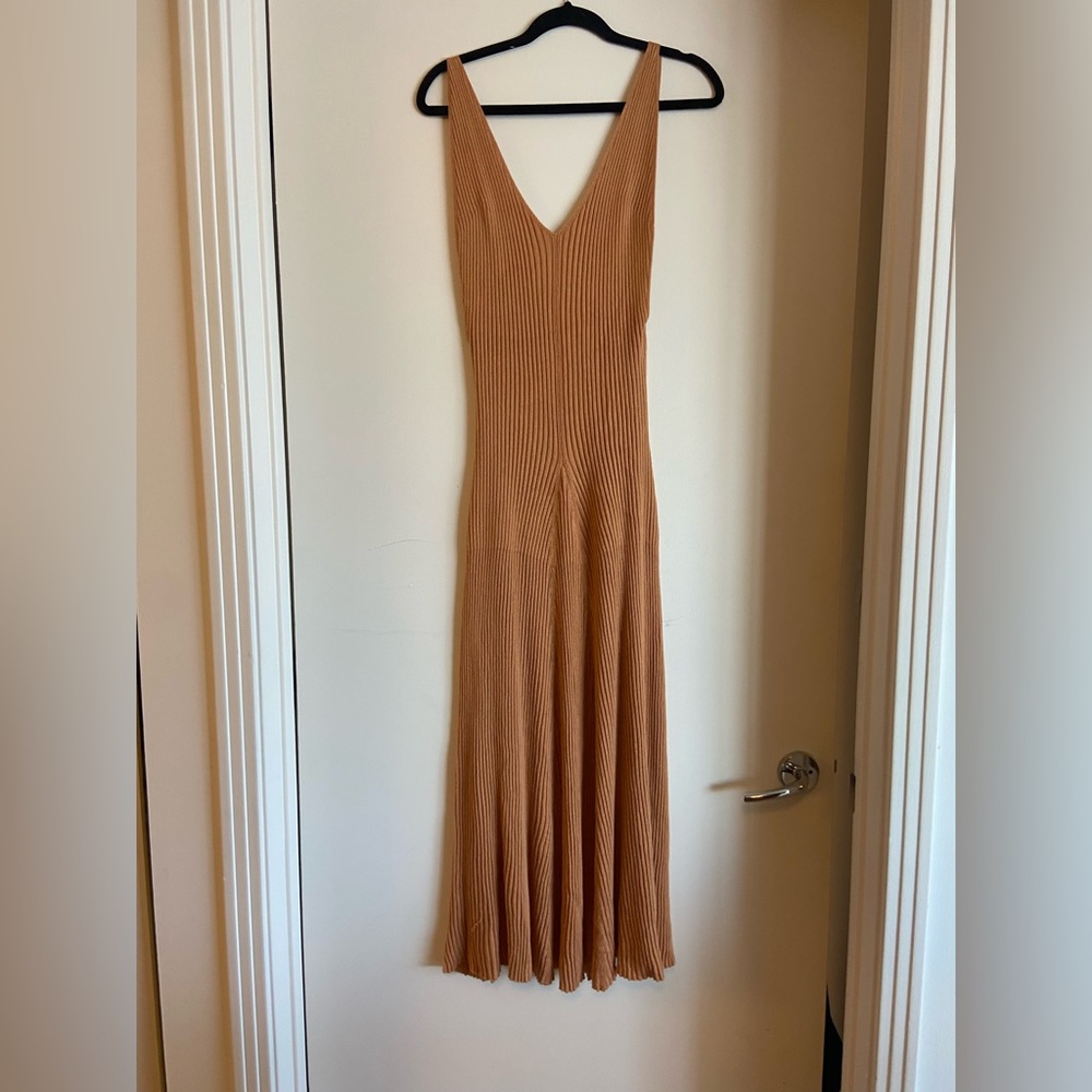 Free People Ribbed Maxi Dress With Low Back